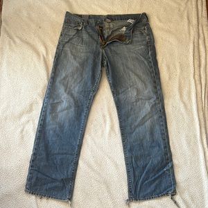 🍀 lucky brand 36 waist straight cut jeans